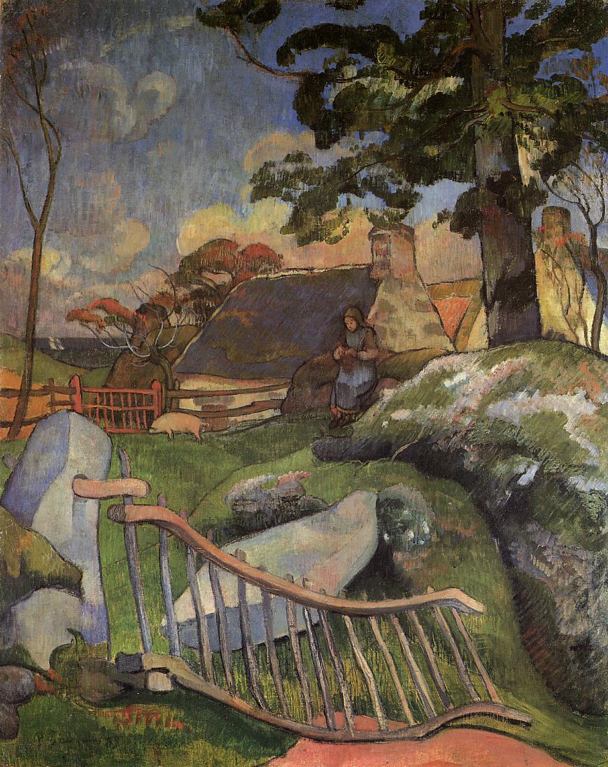 The Gate - Paul Gauguin Painting